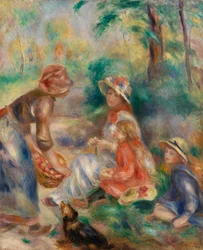 Apfelverkäuferin (La Marchande de pommes)