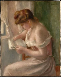 Lesende Frau