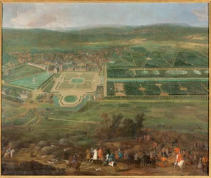 Ansicht des Schlosses Fontainebleau