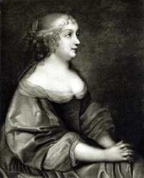 Porträt von Anna von Österreich (1601 - 1666), Königin von Frankreich und Navarra, Mutter von Ludwig XIV.