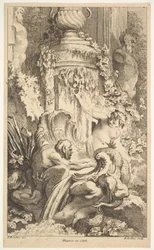 Naiaden, Tritonen und das Bad des Priapus, 1736