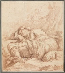 Ein schlafender Schäfer