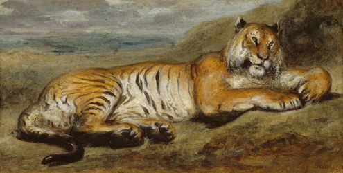 Ruhender Tiger, ca. 1830
