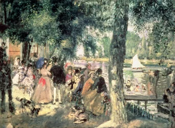Baden in der Seine oder, La Grenouillere, ca. 1869