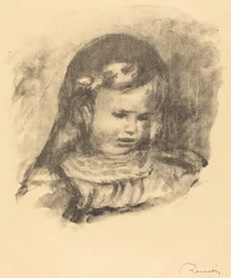 Claude Renoir, gesenkter Kopf, 1904