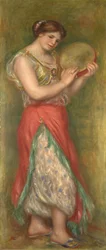 Tanzendes Mädchen mit Tamburin, 1909