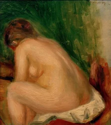 Sitzender weiblicher Akt