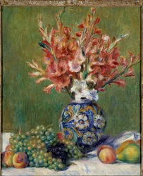 Blumen und Früchte