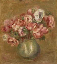 Blumen in einer grünen Vase, 1906