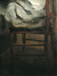 Frederick Bazille an seiner Staffelei