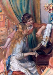 Mädchen am Klavier, 1892
