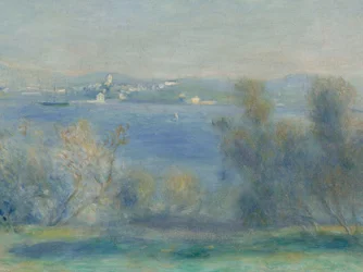 Landschaft am Mittelmeer (Blick auf Toulon)