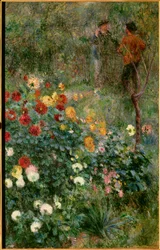 Der Garten in der Rue Cortot in Montmartre