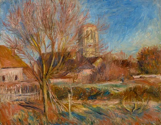 Die Kirche in Essoyes, um 1900