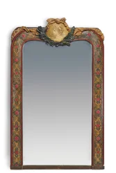 Spiegelrahmen mit einem Medaillon „Mädchenkopf“ für Madame Charpentiers Salon, ca. 1878-79