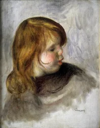 Porträt eines Kindes (Jean Renoir). Gemälde von Pierre-Auguste Renoir