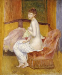 Sitzender Akt, Ruhend, 1885
