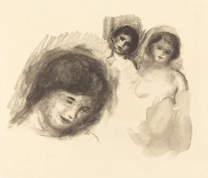 Stein mit drei Skizzen La pierre aux trois croquis, 1904