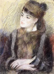 Studie einer Frau