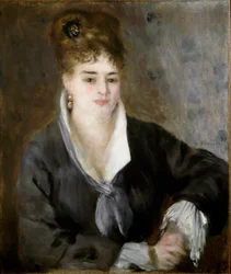 Die Dame in Schwarz