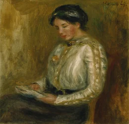 Lesende Frau