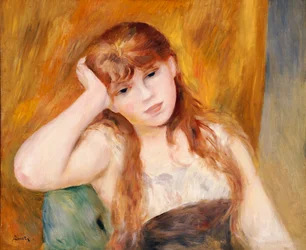 Junges blondes Mädchen, 1886