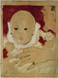 Andrée Bonnard und ihr Sohn Jean Terrasse