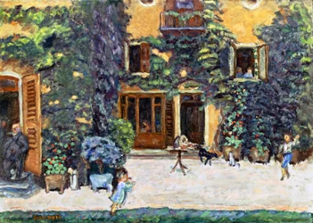 Kinder im Garten, 1905