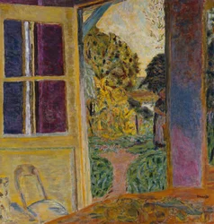 Tür, die sich zum Garten öffnet, ca. 1924