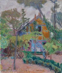 Haus zwischen Bäumen, 1918