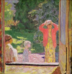 Vor dem Fenster, 1918