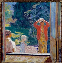 Vor dem Fenster