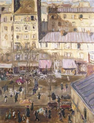 Le Boulevard Exterieur: Boulevard de Clichy und Ecke der Rue de Douai, um 1904