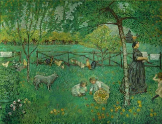 Der große Garten im Clos