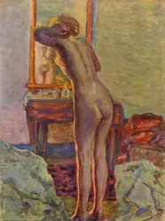 Akt bei der Friseurin, 1935