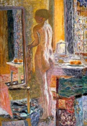 Akt am Spiegel (La Toilette)