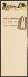 Spaziergang der Kindermädchen, Fries der Kutschen, 1895