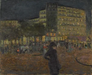 Place Pigalle bei Nacht