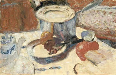 Stillleben mit einem Kochtopf, 1930