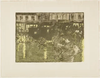 Straße bei Nacht im Regen, ca. 1896-1897 (veröffentlicht 1899)
