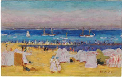 Der Strand (Arachon), ca. 1922