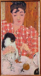 Die karierte Bluse, 1892