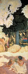 Das Mittelmeer, Triptychon, rechte Seitenwand, 1911