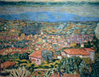 Ansicht von Le Cannet, Dächer (Alpes Maritimes, Provence-Alpes-Côte d