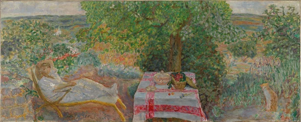 Frau in einer Landschaft