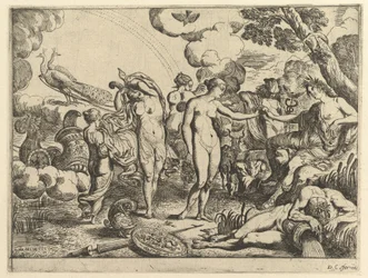 Das Urteil des Paris, 1610-42
