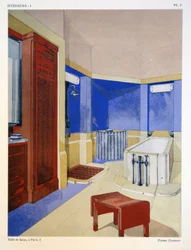 Salle de bains I, in Paris, Illustration aus 