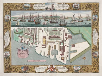 In der Nähe von Plymouth mit dem Ordnance Wharf...