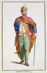Raja-Singa, König von Ceylon, aus 
