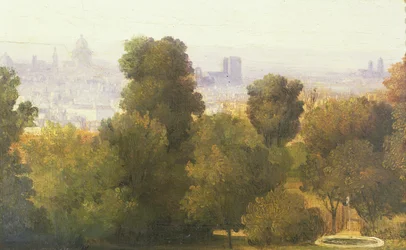 Paris von den Höhen von Belleville aus gesehen, ca. 1830